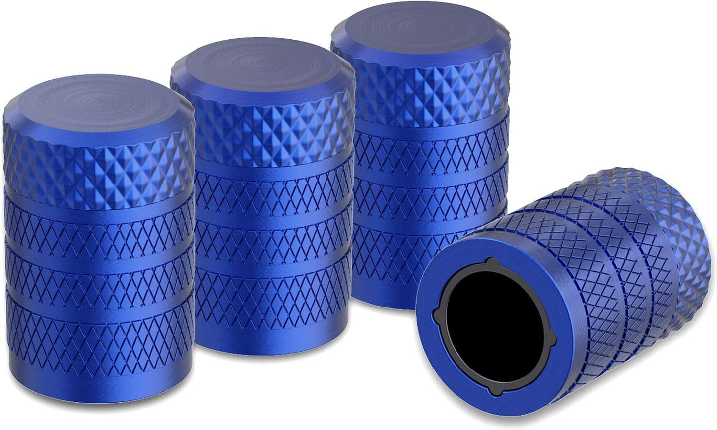 Fresh Auto Pal Tire Valve Stem Caps – Black (4-Pack)