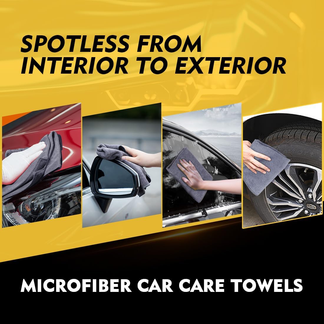 Keep Your Car and Home Spotless with Ultra-Soft Microfiber Towels