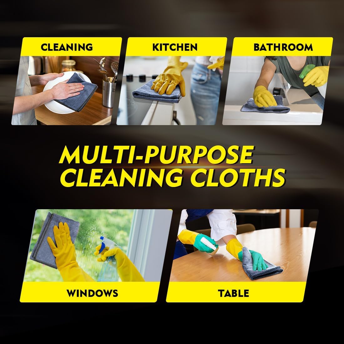 Keep Your Car and Home Spotless with Ultra-Soft Microfiber Towels