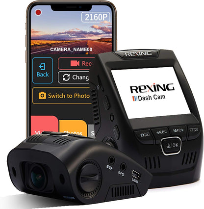 REXING V1 4K Ultra HD Dash Cam – Ultimate Road Safety in Stunning Detail