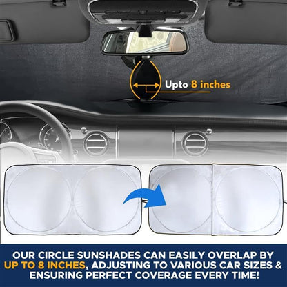 Fresh Auto Pal Patented Windshield Sun Shade – Medium (64"x32")