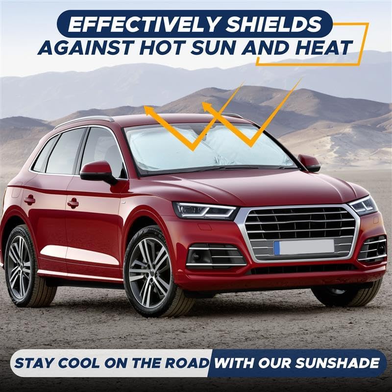 Fresh Auto Pal Patented Windshield Sun Shade – Medium (64"x32")