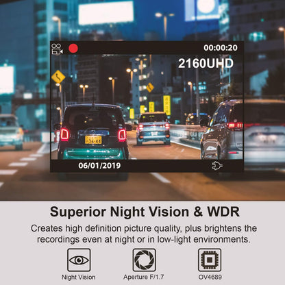 REXING V1 4K Ultra HD Dash Cam – Ultimate Road Safety in Stunning Detail