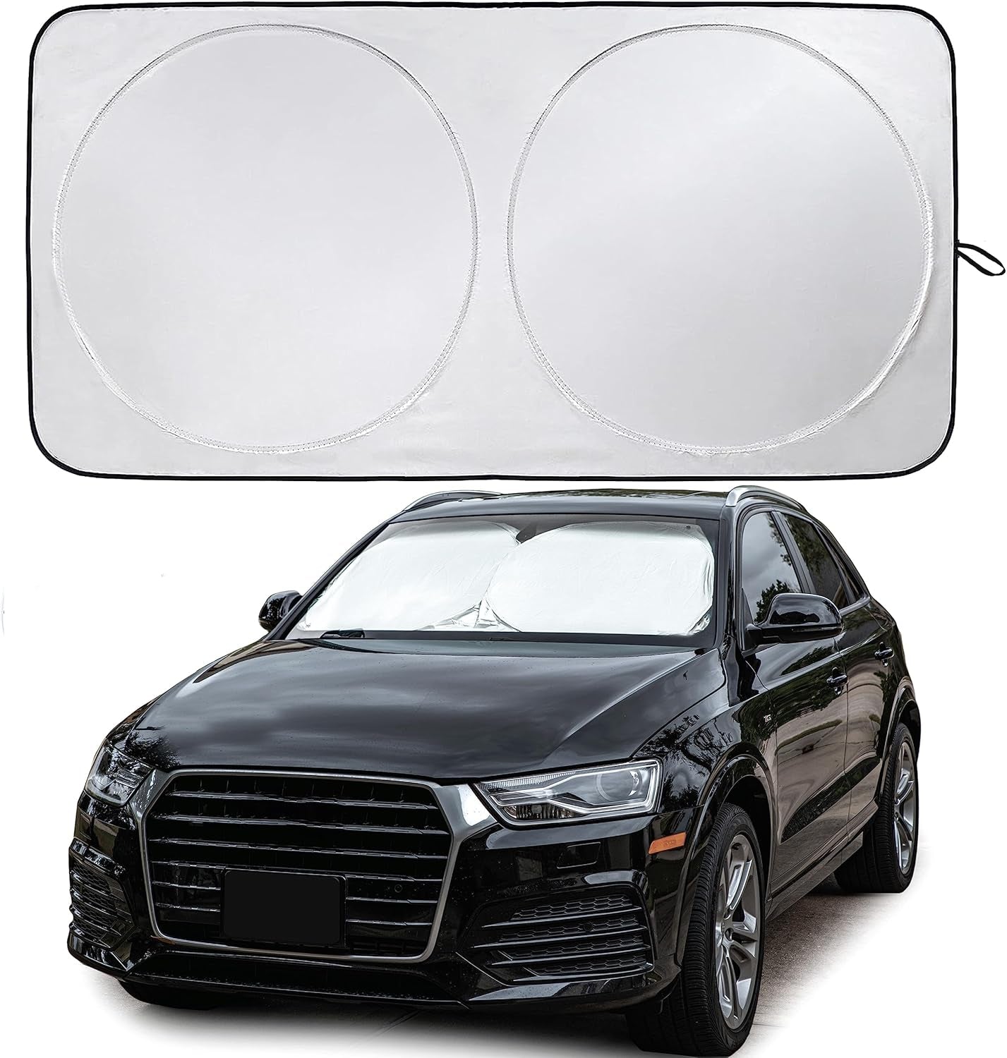 Fresh Auto Pal Patented Windshield Sun Shade – Medium (64"x32")