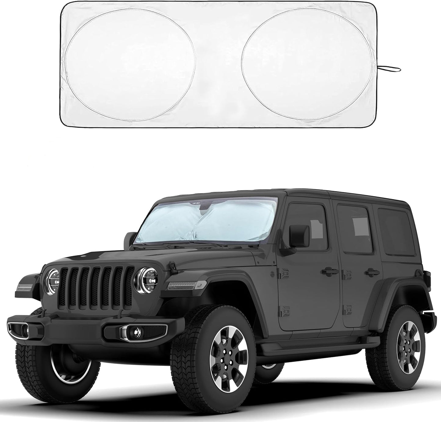 Fresh Auto Pal Patented Windshield Sun Shade – Medium (64"x32")
