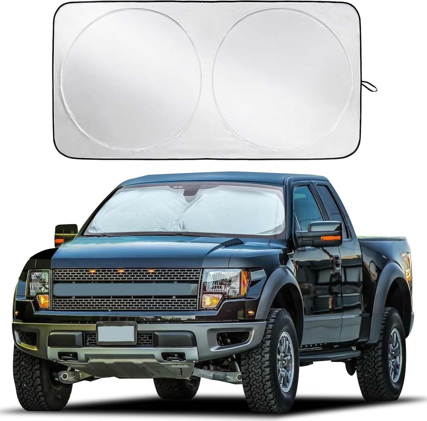 Fresh Auto Pal Patented Windshield Sun Shade – Medium (64"x32")