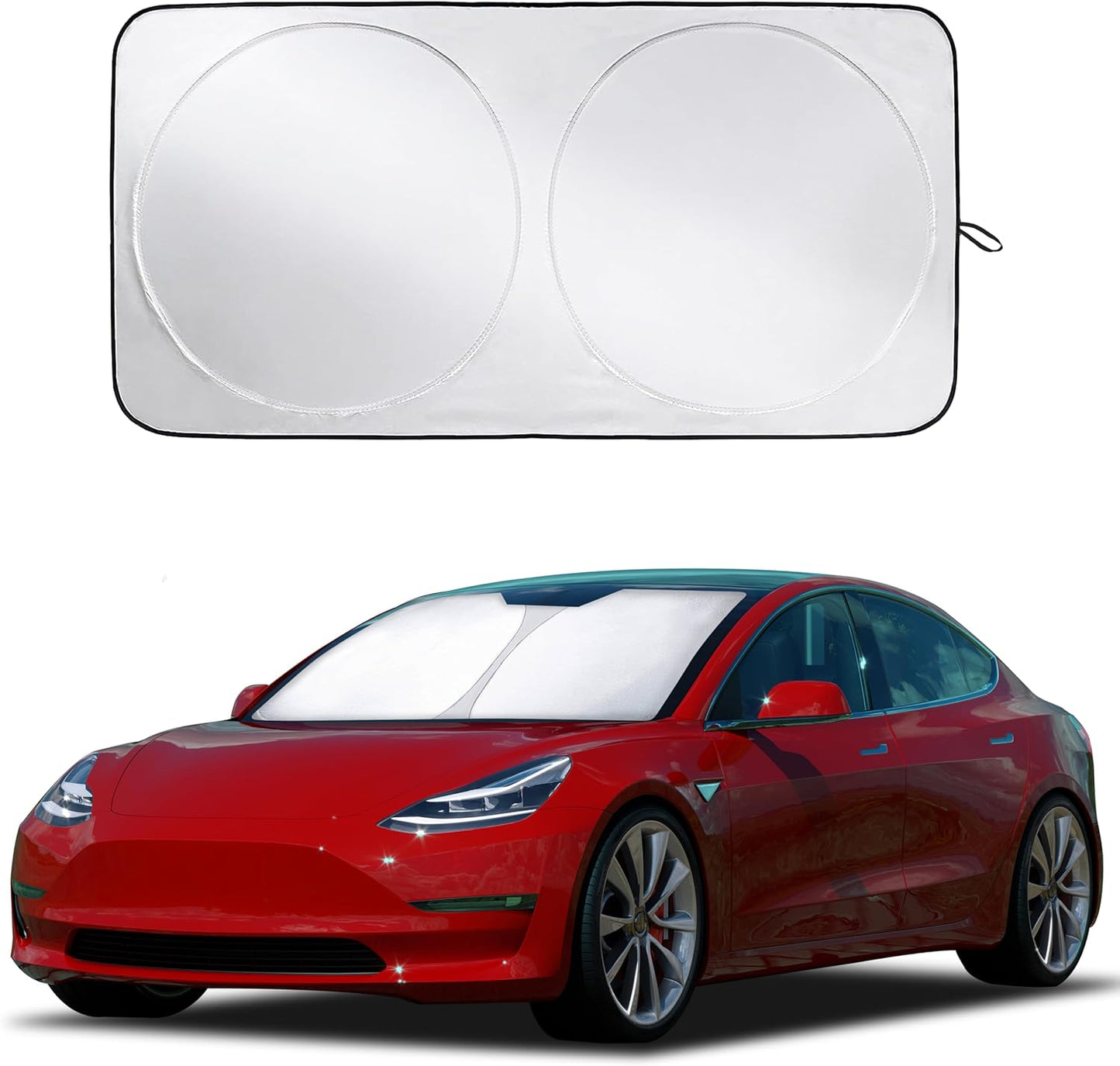 Fresh Auto Pal Patented Windshield Sun Shade – Medium (64"x32")