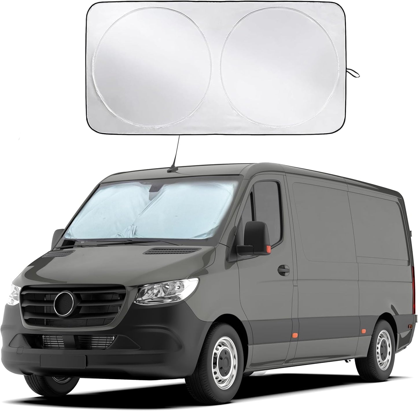 Fresh Auto Pal Patented Windshield Sun Shade – Medium (64"x32")